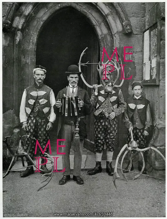 : Horn Dance, Abbots Bromley 1899 : Horn Dance, Abbots Bromley 1899