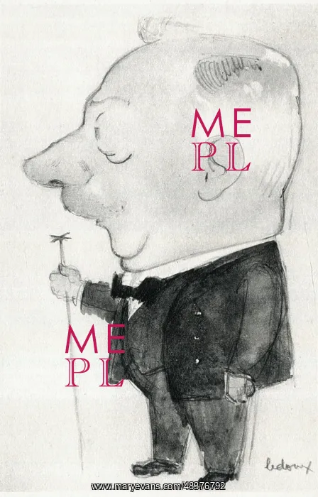  : Horner. Caricature of Horner by Philippe Ledoux