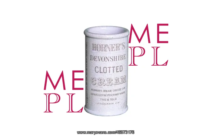 : Horner's Clotted Cream Pot : Horner's Clotted Cream Pot