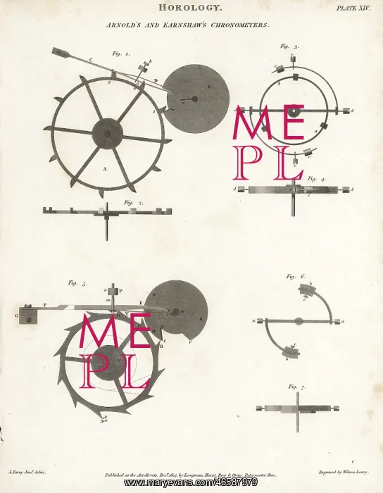 : Horology; John Arnold's and Thomas Earnshaw's chronometers : Horology; John Arnold's and Thomas Earnshaw's chronometers