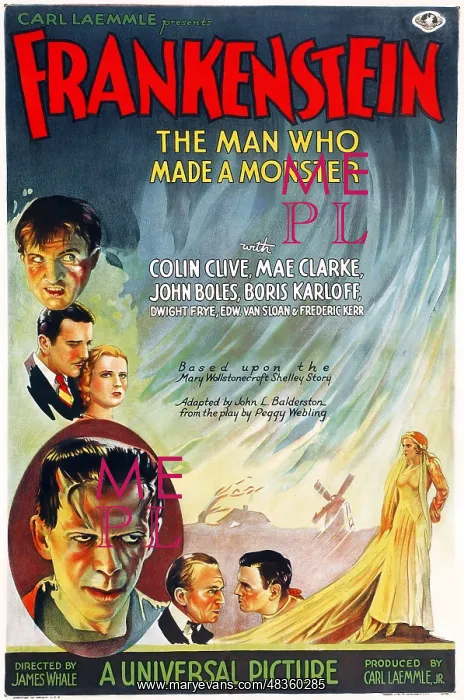 : The horror film Frankenstein, The Man who Made : The horror film Frankenstein, The Man who Made