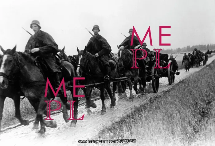 : Horse drawn artillery of the Wehrmacht on the Eastern Front : Horse drawn artillery of the Wehrmacht on the Eastern Front