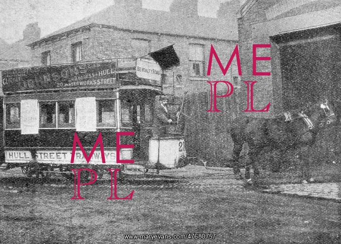 : Last horse-drawn tram, Hull : Last horse-drawn tram, Hull