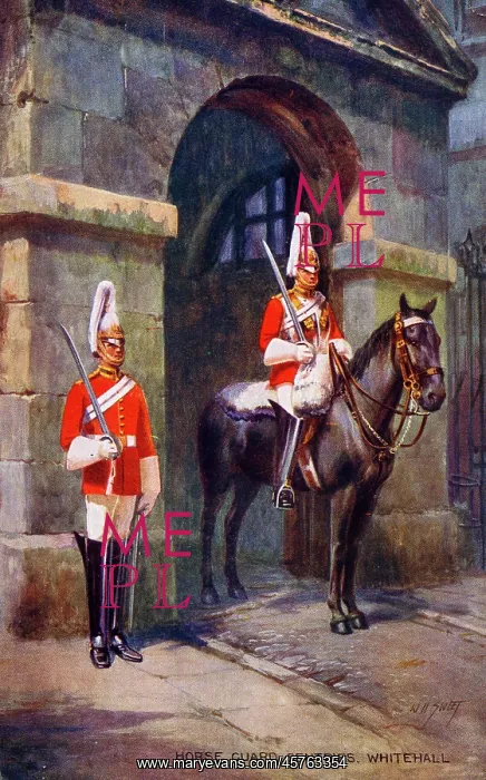 : Horse Guard Sentries - Horseguards, Whitehall, London : Horse Guard Sentries - Horseguards, Whitehall, London