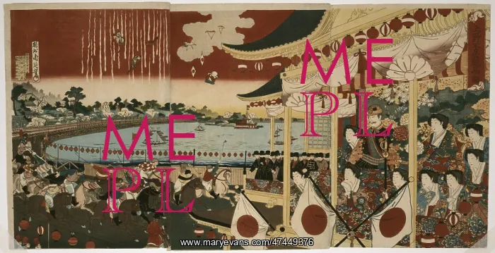 : Horse race in Ueno Park : Horse race in Ueno Park