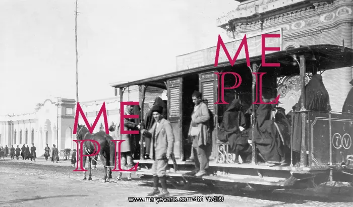 : Horse track in Tehran, around 1930 : Horse track in Tehran, around 1930