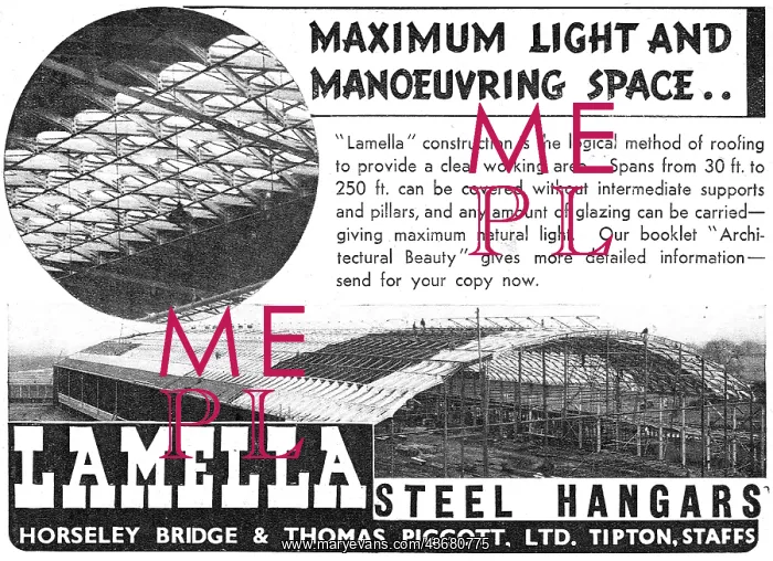 : Horseley Bridge Aircraft Hangars : Horseley Bridge Aircraft Hangars