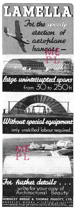: Horseley Bridge Aircraft Hangars : Horseley Bridge Aircraft Hangars