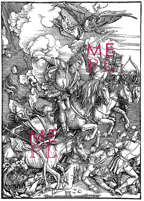 : Four Horsemen of the Apocalypse, illustrating : Four Horsemen of the Apocalypse, illustrating