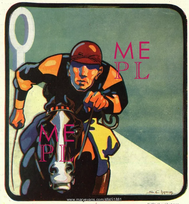  : Horseracing poster by Stephen Chapman
