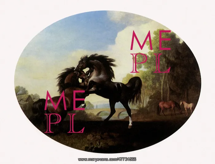  : Horses Fighting, by Stubbs