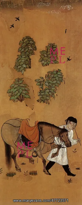  : Horses at Pasture, left panel