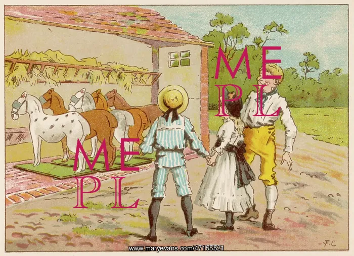 : Horses in stables 1884 : Horses in stables 1884