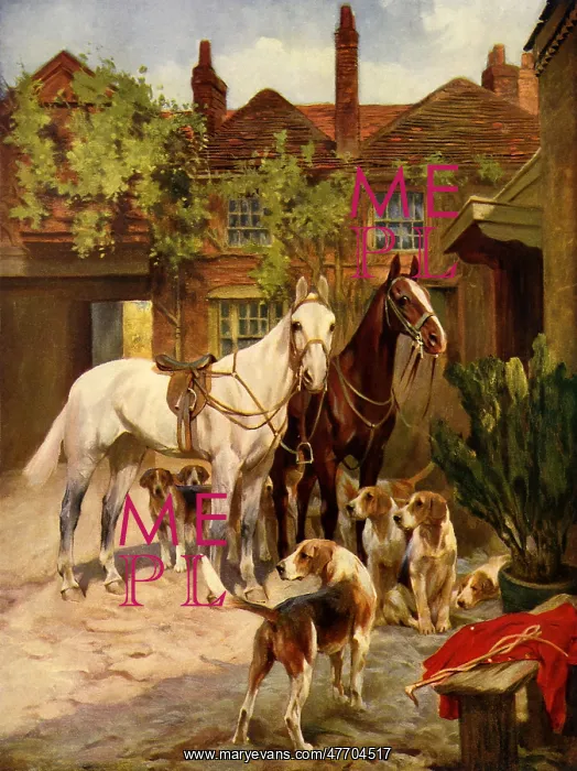  : Horses Wait with Dogs