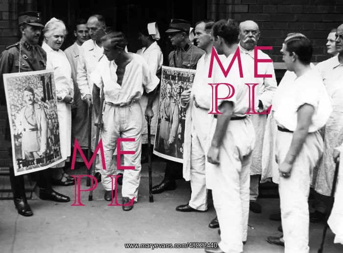 : Hospital patients at the referendum in Berlin, 1934 : Hospital patients at the referendum in Berlin, 1934