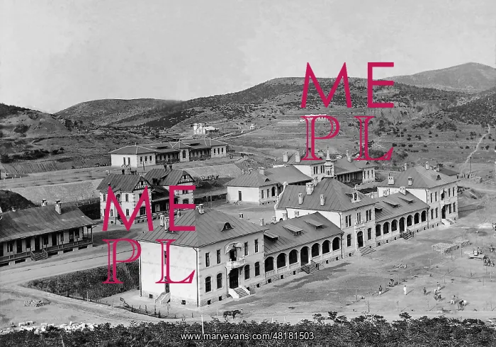 : Hospital in Quingdao, 1905 : Hospital in Quingdao, 1905
