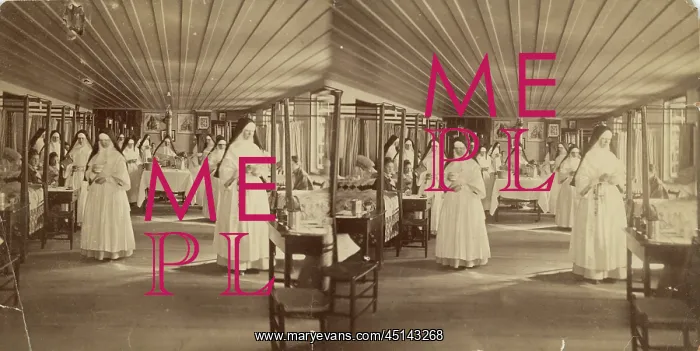 : Hospital, stereogramme, Musee du Monastere des : Hospital, stereogramme, Musee du Monastere des