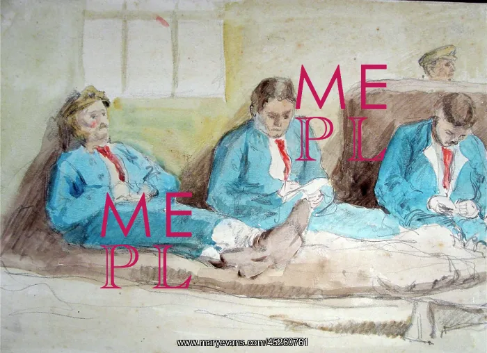 : A hospital ward, dated 18 : A hospital ward, dated 18