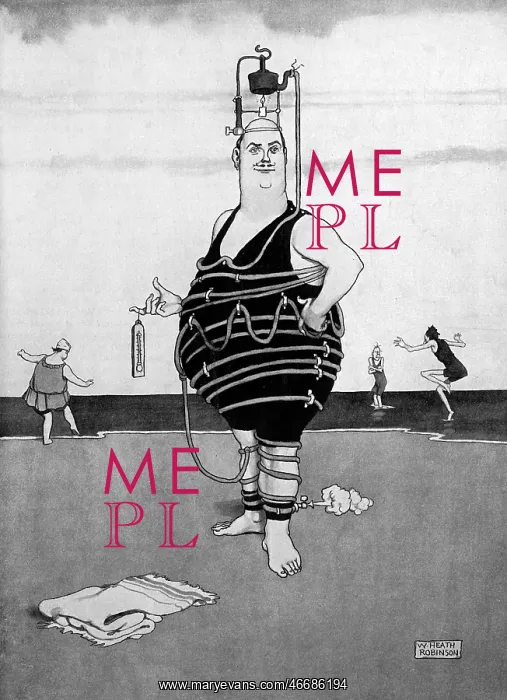 : Hot Dog by William Heath Robinson : Hot Dog by William Heath Robinson