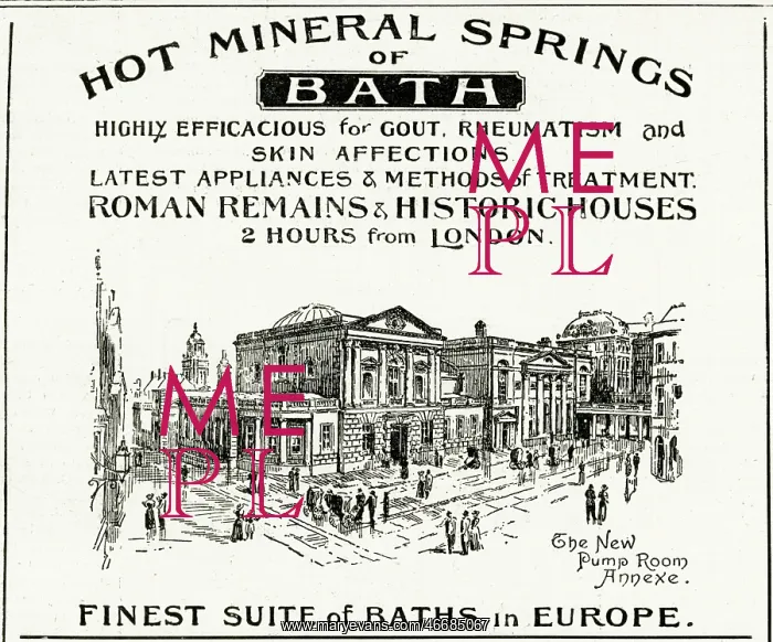 : Hot Mineral Spring of Bath 1897 : Hot Mineral Spring of Bath 1897