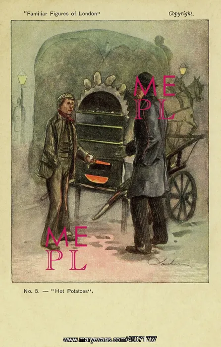 : A hot potato seller : A hot potato seller