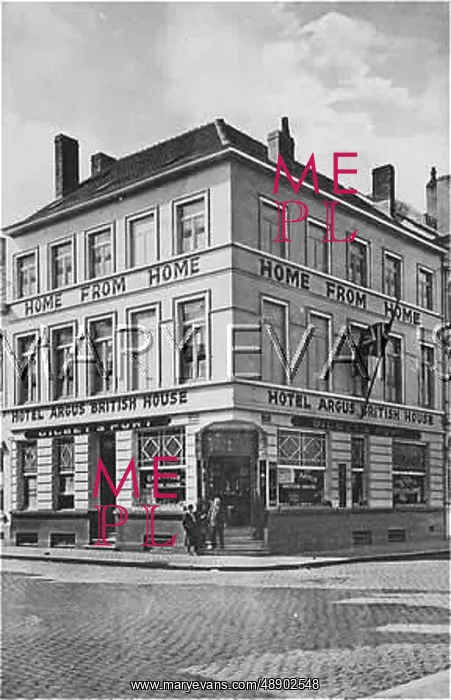 : HOTEL ARGUS OSTEND C1920 : HOTEL ARGUS OSTEND C1920