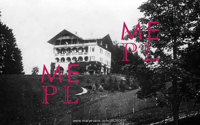 : Hotel in Berchtesgaden, 1918 : Hotel in Berchtesgaden, 1918
