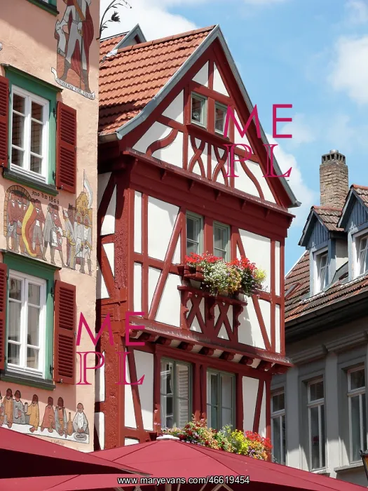 : Hotel building, Eberbach, Baden Wurttemberg, Germany : Hotel building, Eberbach, Baden Wurttemberg, Germany