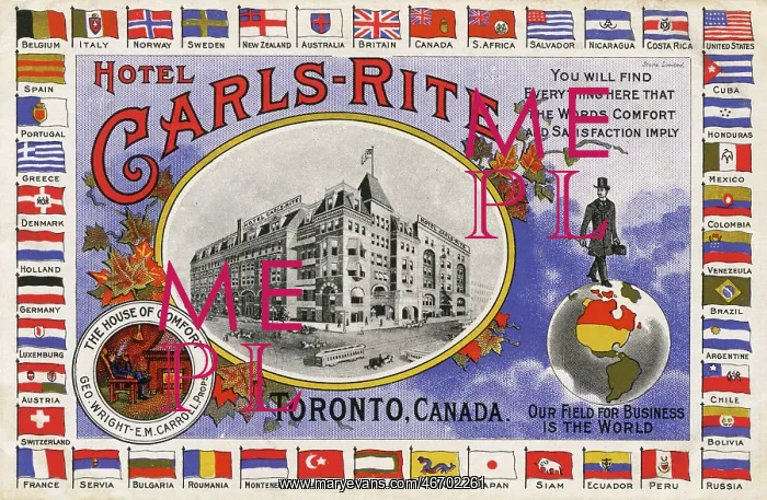 : Hotel Carls-Rite, Toronto, Canada : Hotel Carls-Rite, Toronto, Canada