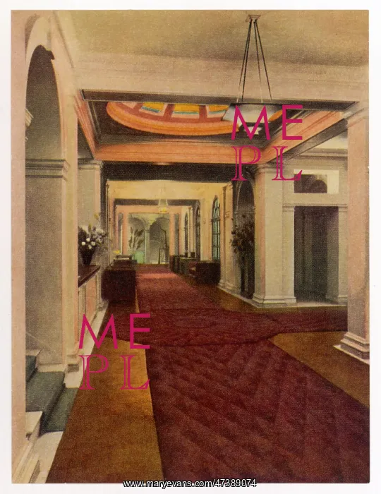 : HOTEL HALLWAY 1920S : HOTEL HALLWAY 1920S