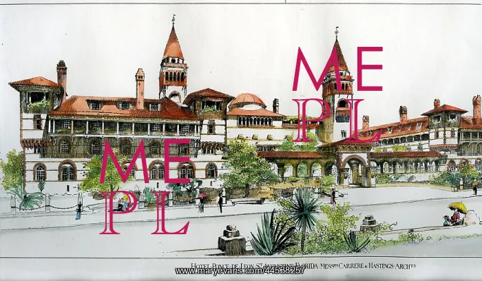  : Hotel Ponce De Leon, St Austine, Florida, America