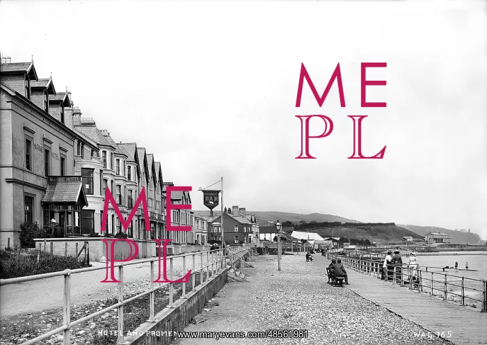 : Hotel and Promenade, Whitehead : Hotel and Promenade, Whitehead