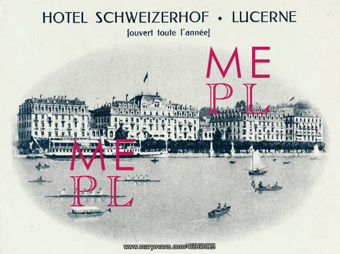 : The Hotel Schweizerhof, Lucerne : The Hotel Schweizerhof, Lucerne
