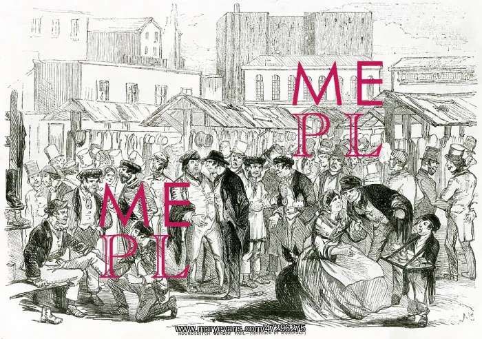 : Houndsditch Sunday fair 1855 : Houndsditch Sunday fair 1855