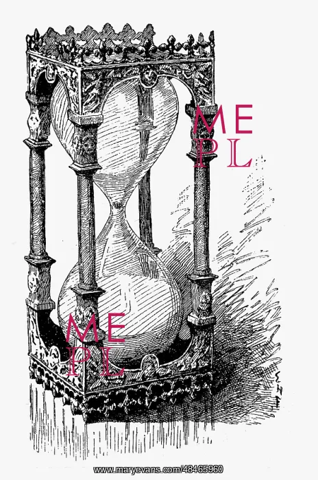  : Hourglass. Engraving