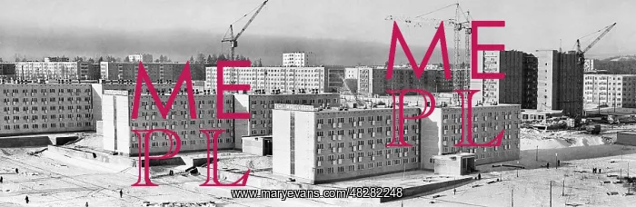 : House building in Bratsk, 1978 : House building in Bratsk, 1978