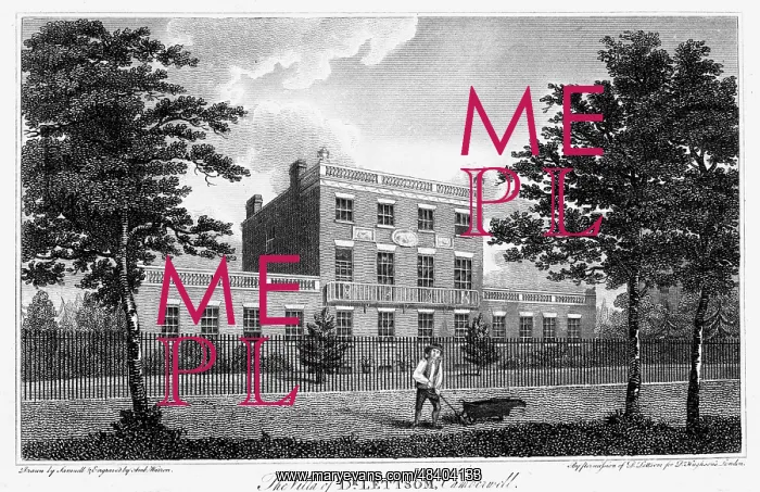 : House at Camberwell, London, 1817. This was the : House at Camberwell, London, 1817. This was the