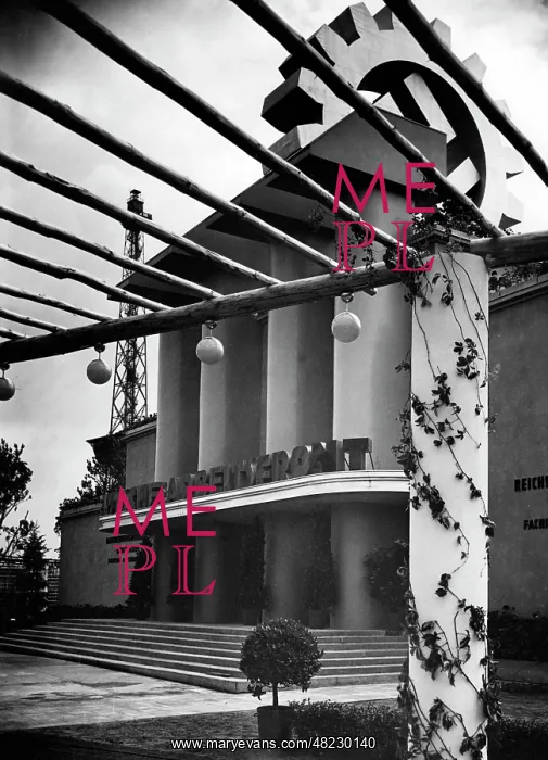 : The house of DAF at the Berlin Flower Show, 1934 : The house of DAF at the Berlin Flower Show, 1934