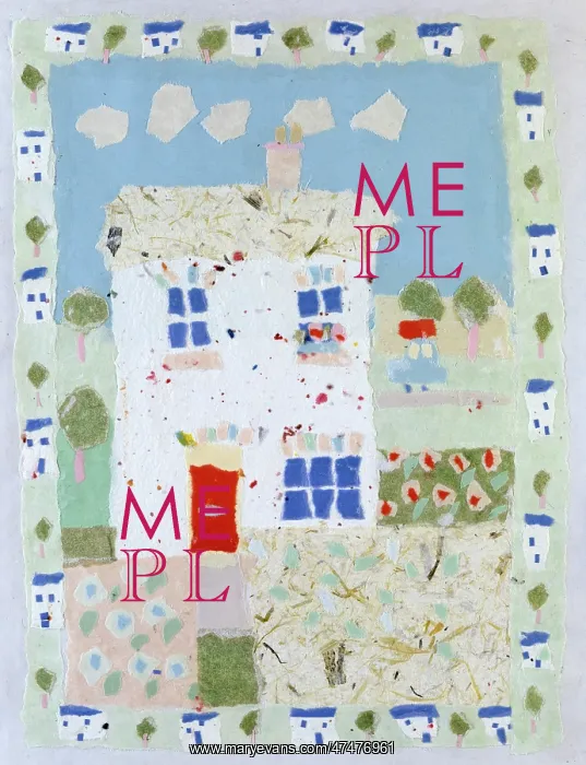  : House design ' paper collage
