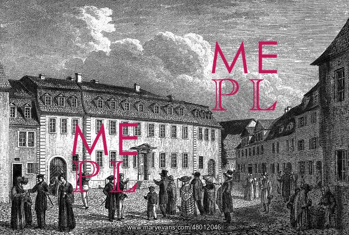: House of Goethe on the Frauenplan in Weimar : House of Goethe on the Frauenplan in Weimar