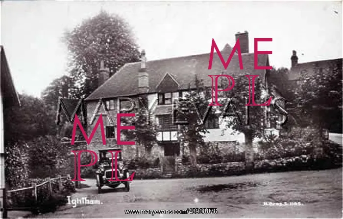 : HOUSE IN IGHTHAM C.1910 : HOUSE IN IGHTHAM C.1910