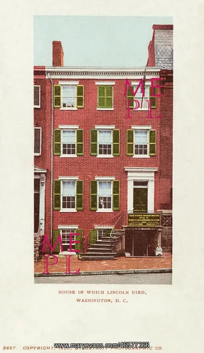  : House in which Lincoln died, Washington, D.C