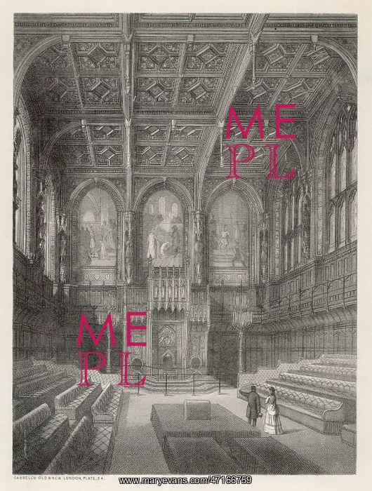: The House of Lords, circa 1860 : The House of Lords, circa 1860