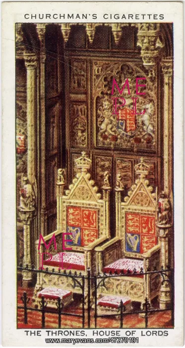 : HOUSE OF LORDS / THRONES : HOUSE OF LORDS / THRONES