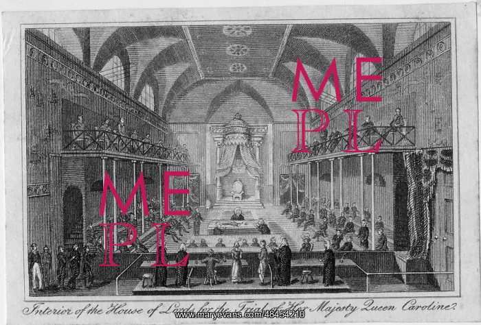 : House of Lords, Trial of Queen Caroline : House of Lords, Trial of Queen Caroline