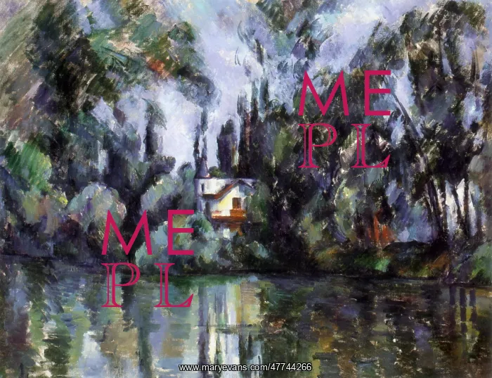  : House on the Marne, by Paul Cezanne
