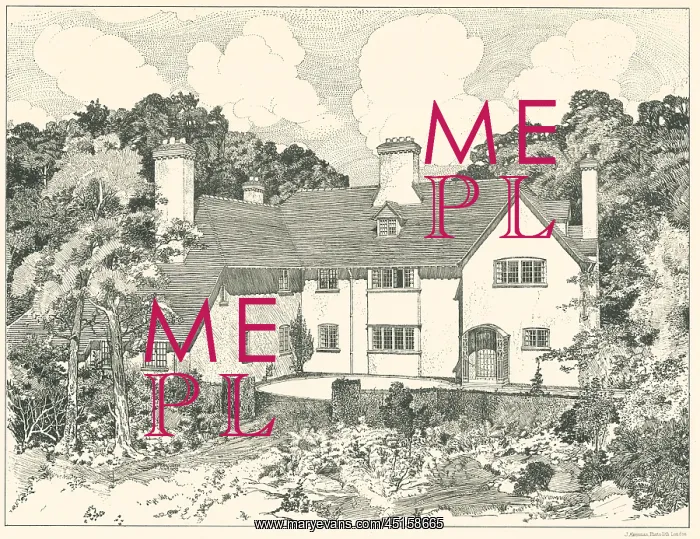 : House In The New Forest, Entrance Front : House In The New Forest, Entrance Front
