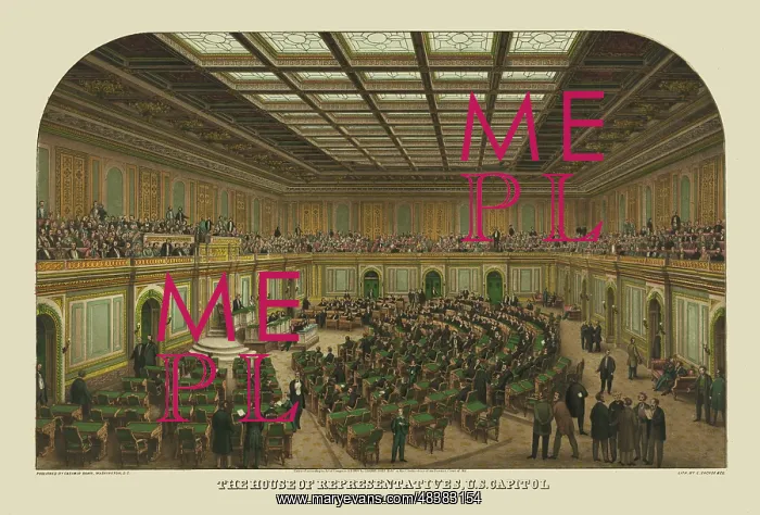 : The House of Representatives, U.S. Capitol, Washington, D.C : The House of Representatives, U.S. Capitol, Washington, D.C