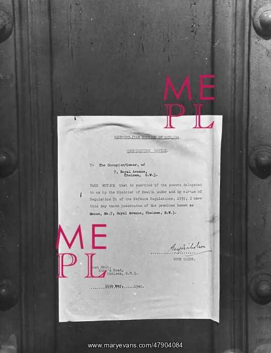 : House requisition WWII : House requisition WWII