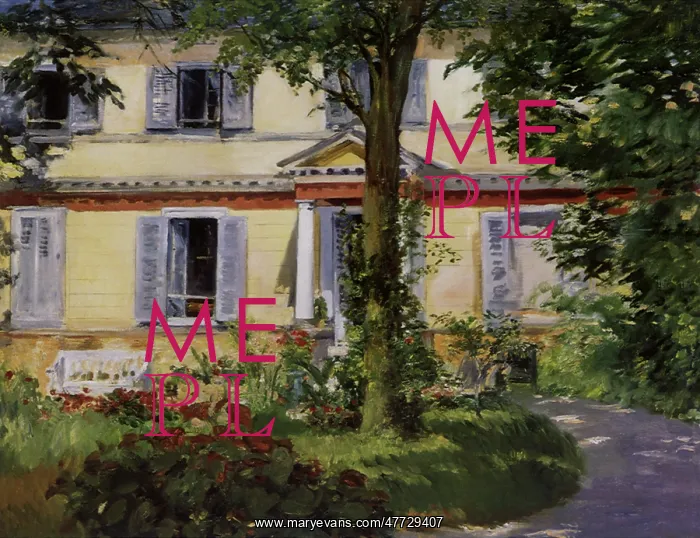  : House at Rueil, by Manet